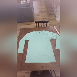 Adidas Golf UPF 50 Shirt Men's XL Mint Green Athletic Long Sleeve   Swimming